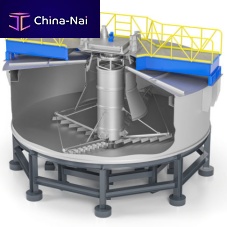 Central drive thickener for wastewater treatment plants