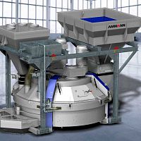 Planetary mixer CMP B batchsingle-shaftfor concrete