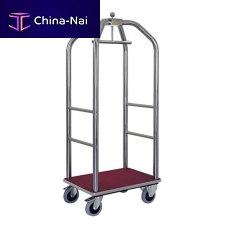 Baggage trolley TRANSBAG HEXA CR/S MOQ ROSSAfor hotelcustomizablescratch resistant