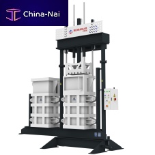 Vertical baling press HTBD80top-loadingfor textileshigh-capacity