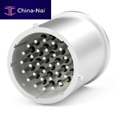 Vacuum connector datacylindricalplug-in