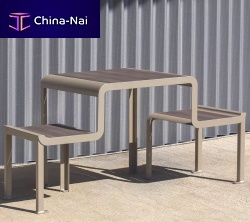 2 person picnic table PAOSAcontemporarysheet steelHPL