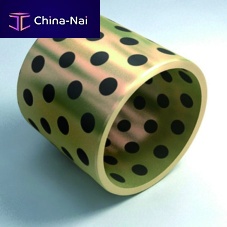 Cylindrical plain bearing IB05 seriesbronzegraphitelead-free