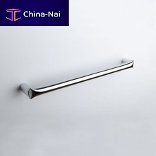 1-bar towel rack FOLD 60 wall-mountedbrasschrome
