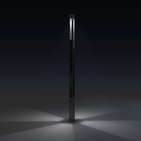 Urban lamp post contemporarystainless steelsolar