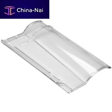 Interlocking roof tile glass