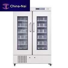 Blood bank refrigerator BR4-660cabineton casters2-door