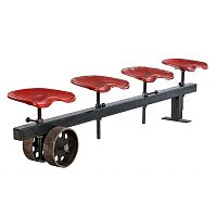 Industrial design bench SL-115steelwithout backrestwithout armrests