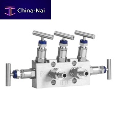5-way manifold FZ50stainless steelfor pressure measurement devicesfor gas