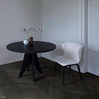 Contemporary table POSE woodenwooden baserectangular