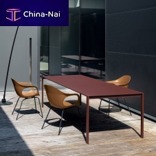 Contemporary table Thin-Kwoodenglassaluminum