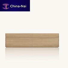 Contemporary sideboard Teamoaksolid woodlacquered metal