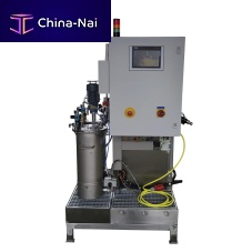 Adhesive mixing and metering unit PU foampistontwo-component