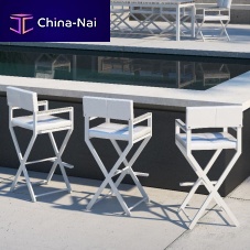 Contemporary bar chair ULTRAoutdoorfabricsynthetic leather