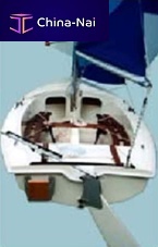 Double-handed sailing dinghy CL16regattaCL16symmetric spinnaker