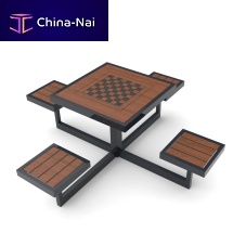 Outdoor chess table KSP-SZtraditionalfor public spacefor playground