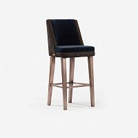 Contemporary bar chair TOTEMindoorfabricleather