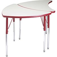 Contemporary table COLLABORATIVE steelPVCfelt