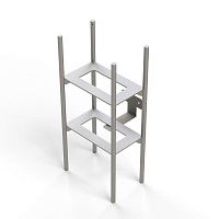 Stainless steel washbasin stand A801