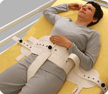Hospital bed fixation strap 2221abdominal