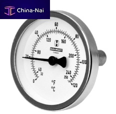 Gas expansion with capillary thermometer T xx seriesbimetallicanalogdial