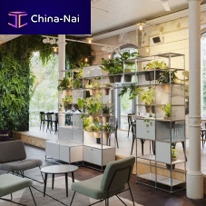 Self-supporting shelving system World of Plants for USM Hallercontemporarymetalhome
