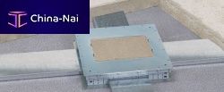 Floor-mounted electrical box CIMAbuilt-infor sockets