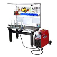 Welding workstation modularmobileheight-adjustable