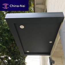 Entryway canopy Alysealuminumwith aluminum coveringflat