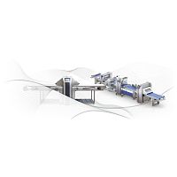 Manual bread production line semi-automatic