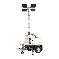 LED light tower Astriddiesel enginebattery-powered