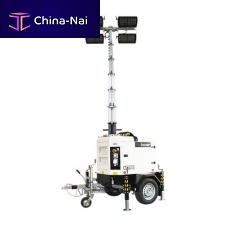 LED light tower Astriddiesel enginebattery-powered