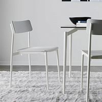 Contemporary chair CULTindoorpolypropylenesteel base