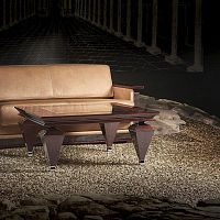 Contemporary coffee table oakwalnutmaple