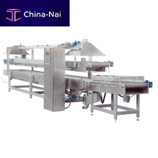 Multi-function industrial cooker steampastawith conveyor