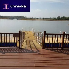 Marina gangway floatingaluminumwith handrails