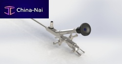 Bent nephroscope NPSLM.01with working channel