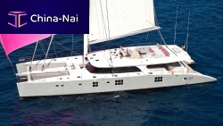 Catamaran sailing super-yacht 114 CHEcruising5-cabinflybridge
