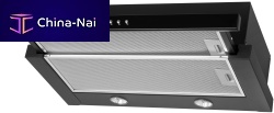 Wall-mounted range hood OTC612Bretractableblack