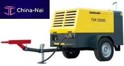 Screw compressor TVK 5200 Dairdiesel-poweredmobile