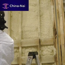 Thermal insulation Autofroth®polyurethane foamblownindoor