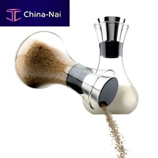 Silicone sugar bowl stainless steelborosilicate glass