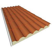Steel roofing panel roof tile lookinsulatingcolored