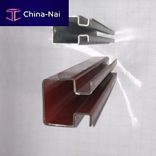 Guide profile metalgrooved