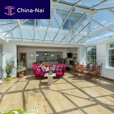 Fixed glass roof SKYSPACEaluminum