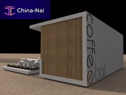 Prefab building temporarywoodeneco-friendly