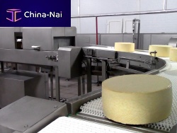 Cheese food washing tunnel brushspraying