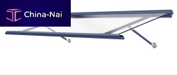 Entrance canopy LEGEDAmetalglassinclined