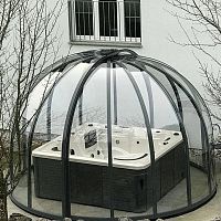 Aluminum spa enclosure SFERA