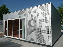 Panel cladding sheet metalmetalperforated